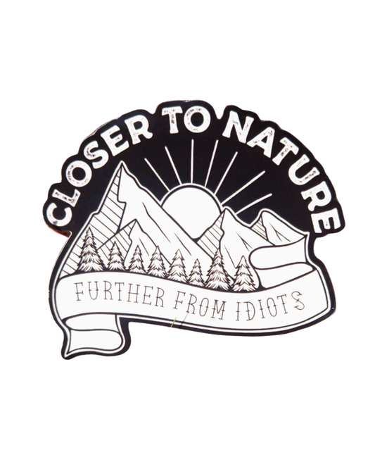 Closer To Nature Sticker