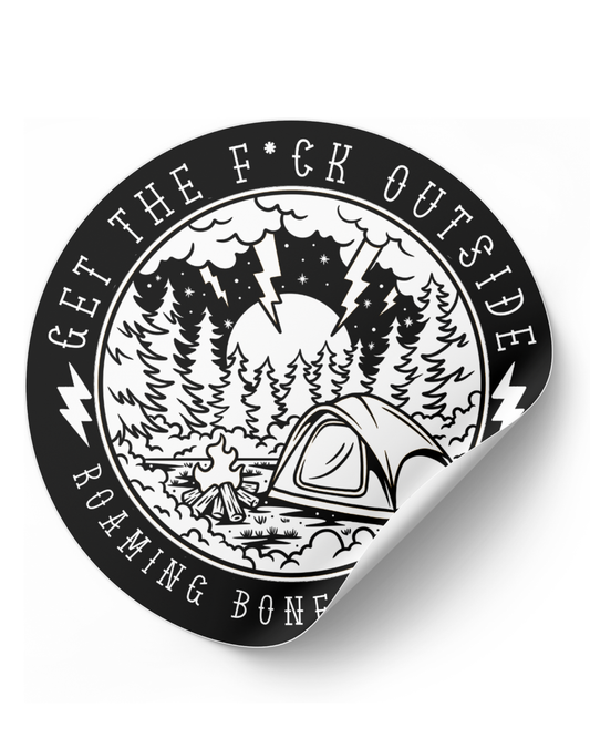 Get The F*ck Outside Sticker