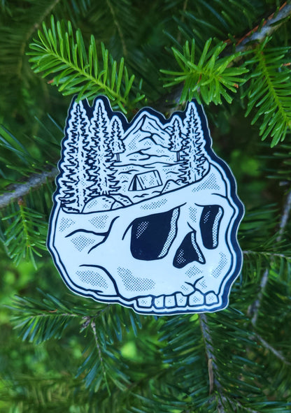 Roaming Bones wonderskull sticker