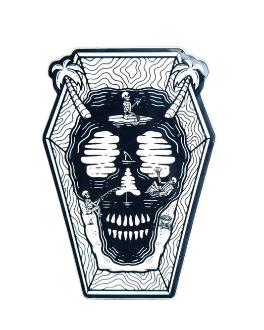 Coffin Island Sticker
