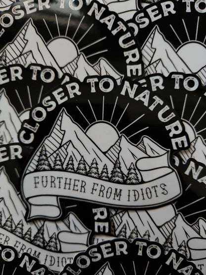Closer To Nature Sticker