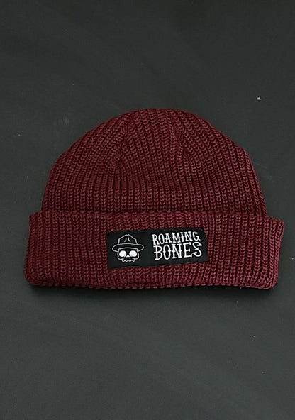 Burgundy Fisherman Beanie - Roaming Bones