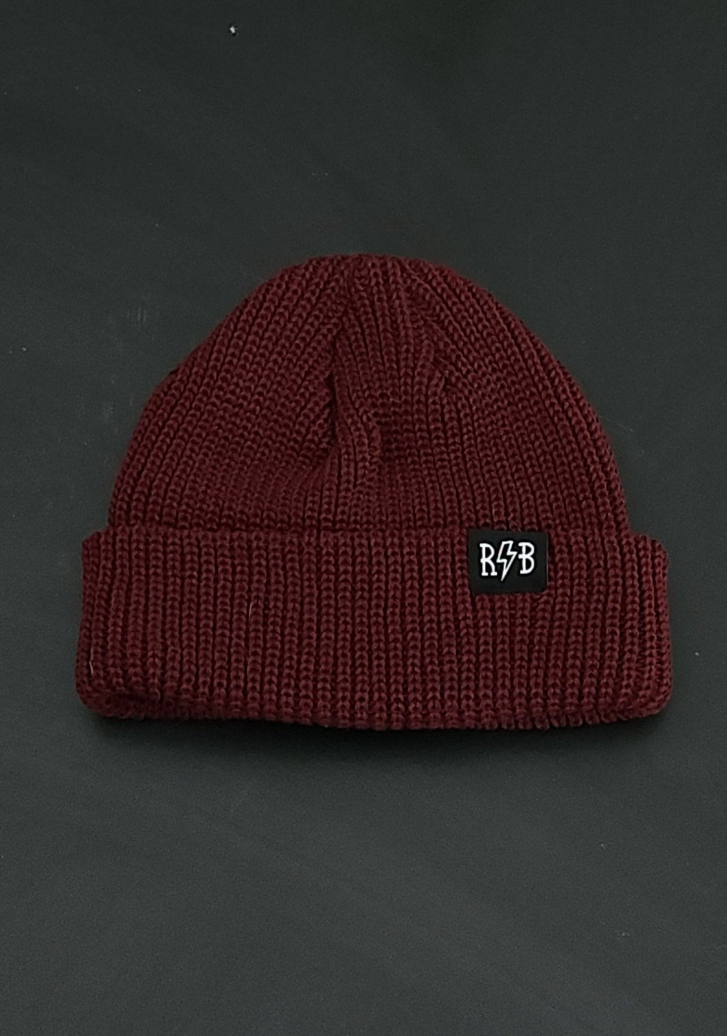 Burgundy "RB" Fisherman Beanie - Roaming Bones