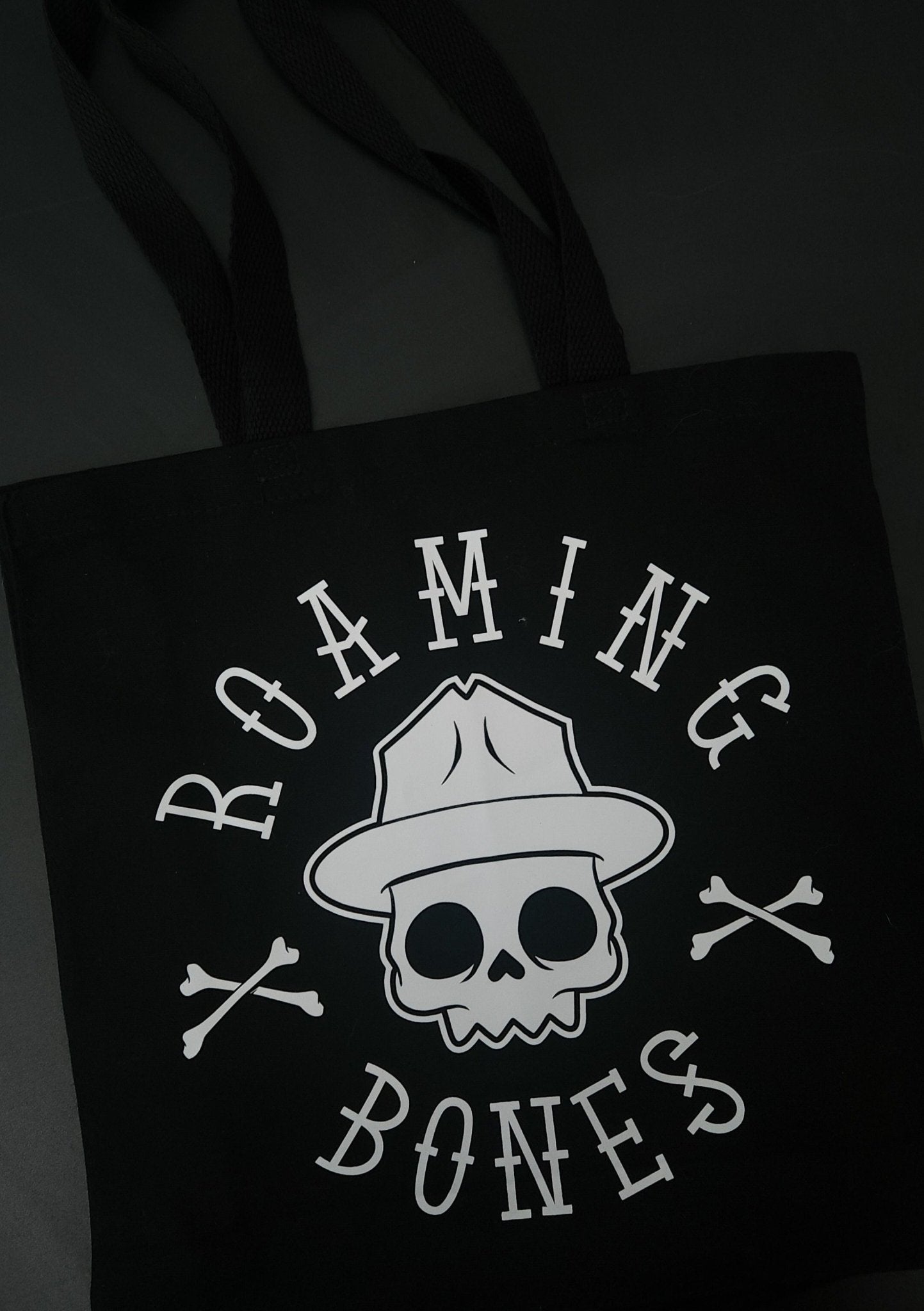 Double - Sided Logos Tote Bag - Roaming Bones