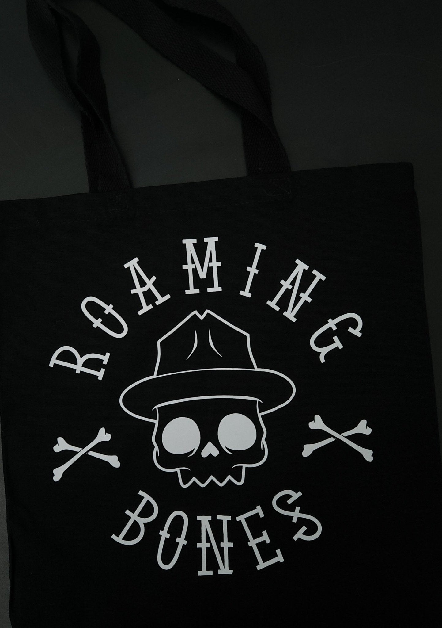 Double - Sided Logos Tote Bag - Roaming Bones