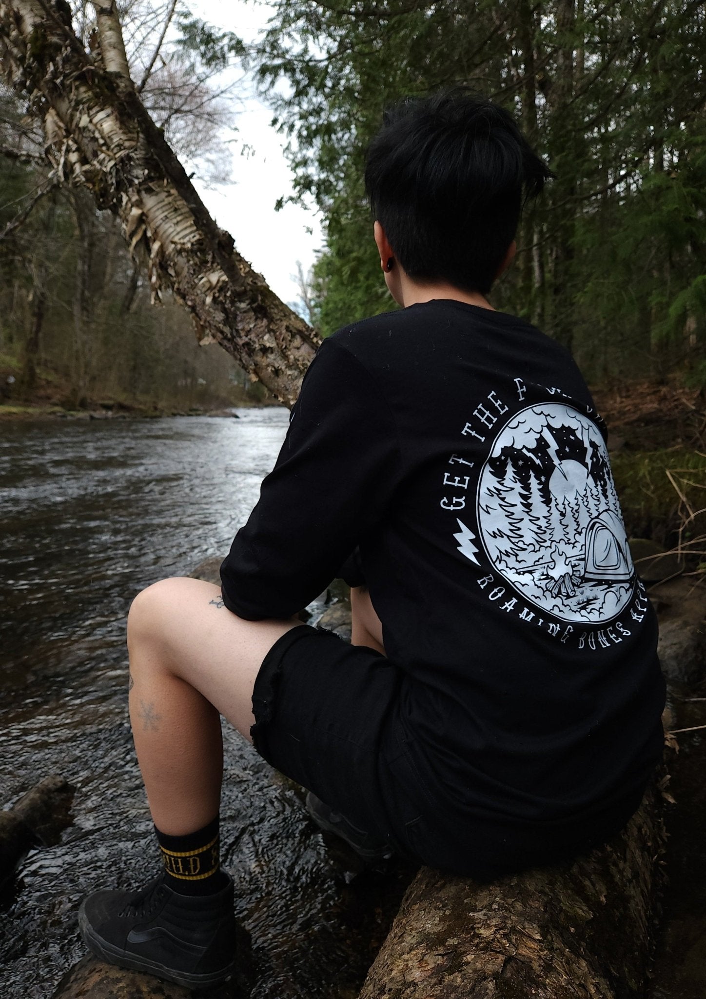 Get The F*ck Outside Longsleeve - Roaming Bones