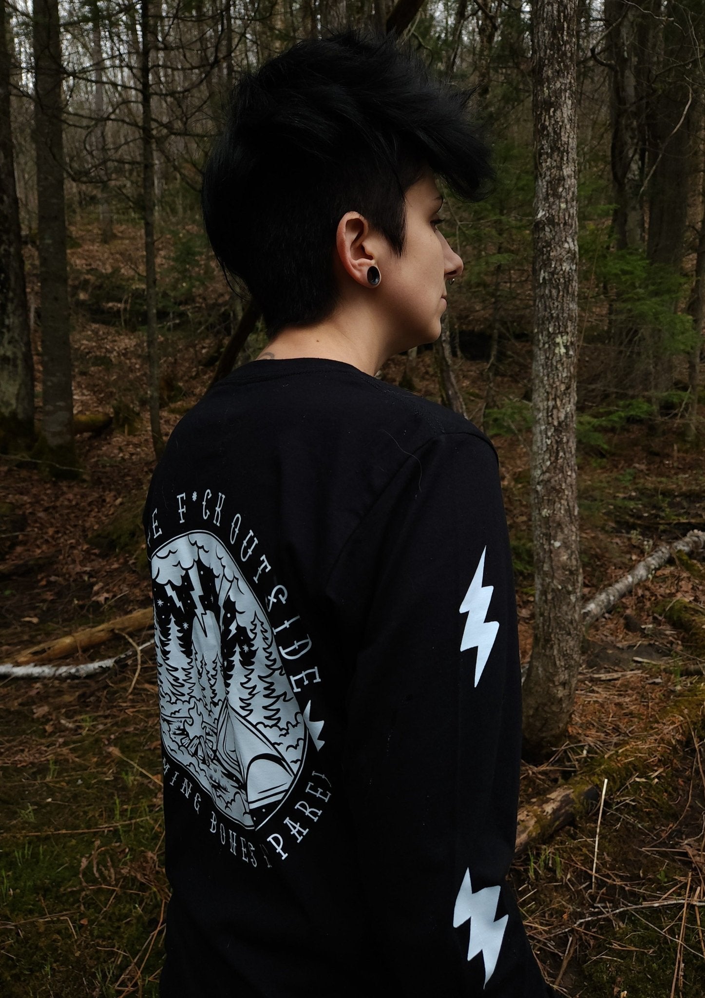 Get The F*ck Outside Longsleeve - Roaming Bones