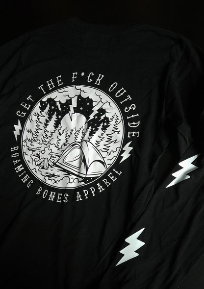 Get The F*ck Outside Longsleeve - Roaming Bones