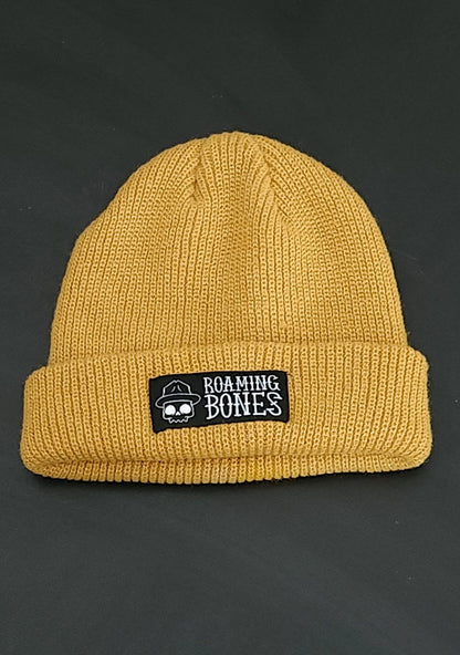 Mustard Fisherman Beanie - Roaming Bones