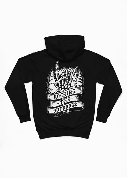 Rocking The Outdoors Hoodie - Roaming Bones