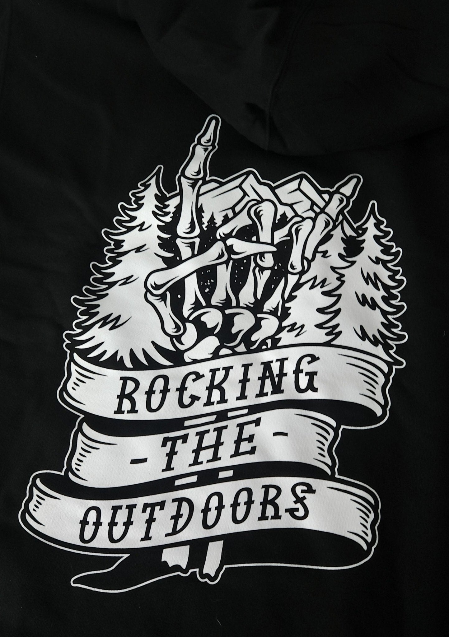 Rocking The Outdoors Hoodie - Roaming Bones